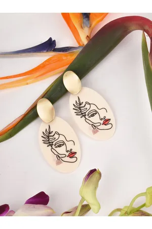 Joker & Witch Multicoloured Contemporary Studs Earrings