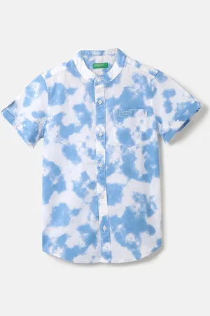 Benetton Boys Printed Casual Shirt