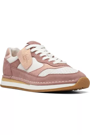 Clarks Women Colourblocked Leather Sneakers