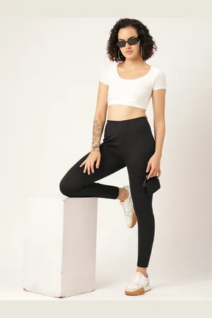 DressBerry Solid Ankle Length Leggings