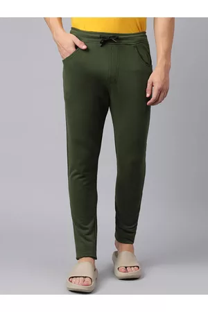 Richlook Men Mid-Rise Cotton Track Pants