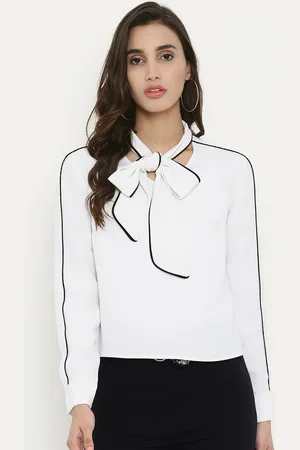 Kazo White Embellished Shirt