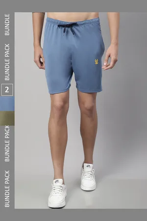 VIMAL JONNEY Men Pack Of 2 Cotton Sports Shorts
