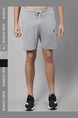 VIMAL JONNEY Men Pack Of 2 Mid-Rise Cotton Sports Shorts