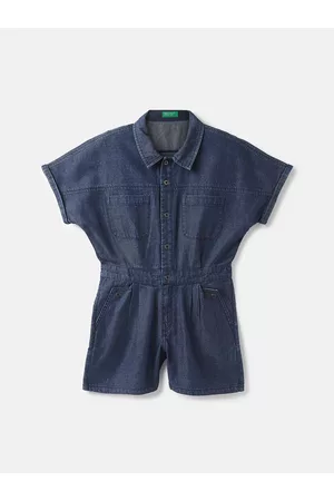 Benetton Girl Cotton Romper