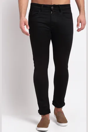 LOUIS STITCH Men Slim Fit Stretchable Cuffed Hem Jeans
