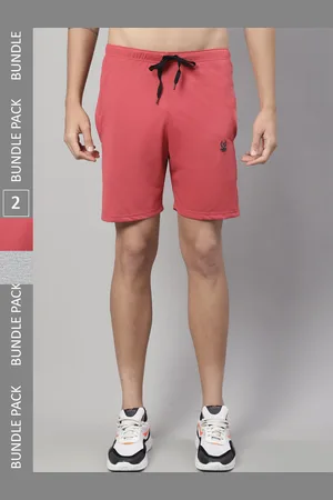 VIMAL JONNEY Men Pack Of 2 Cotton Sports Shorts