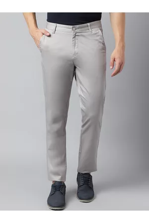Richlook Men Mid-Rise Smart Slim Fit Chinos Trousers