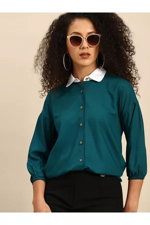 DENNISON Women Smart Opaque Casual Shirt