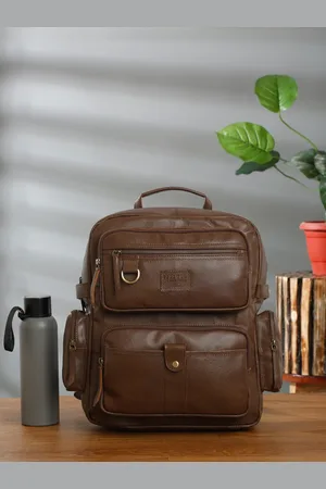 Teakwood Leathers Unisex Leather Backpack