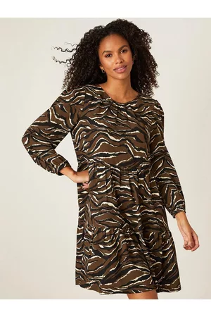 Dorothy Perkins Animal Print A-Line Dress