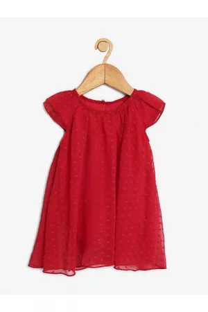 Creative Girls Red A-Line Dress