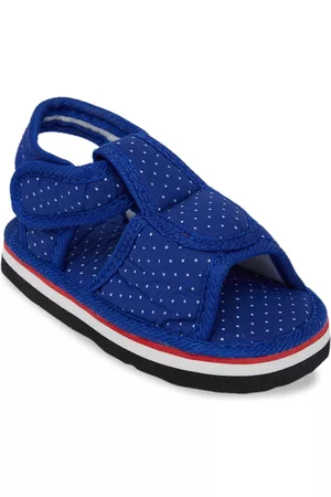 CHiU Kids Blue & White Kweeking Sound Comfort Sandals