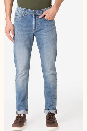 Red Tape Men Blue Skinny Fit Heavy Fade Jeans
