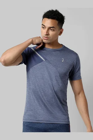 Campus Blue Dry Fit Sports T-shirt