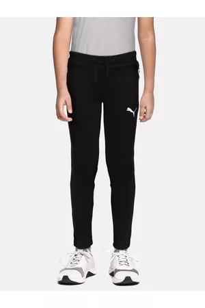 PUMA Boys Black one8 Virat Kohli Colorblock Track Pants