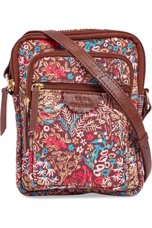 TEAL Floral Printed Small Sling Bag