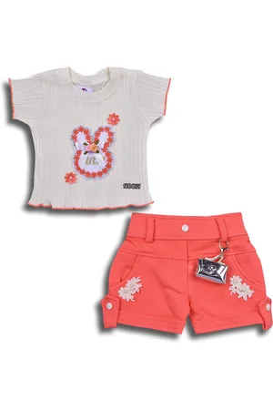 Wish Karo Girls Cotton Top with Shorts