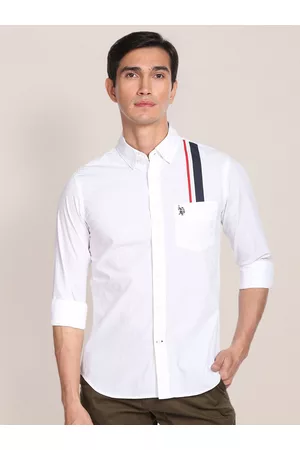 U.S. Polo Assn. Denim Co. Cotton Twill Slim Fit Shirt