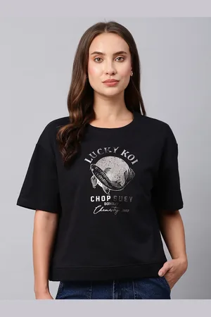 Chemistry Women Cotton Solid Sweatshirt