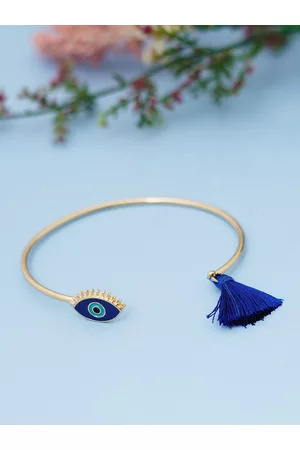 Ferosh Heart Charm Bracelet For Women (Gold-toned, OS)