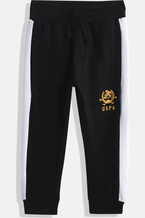 Ralph Lauren Boys Brand Logo Printed Pure Cotton Joggers