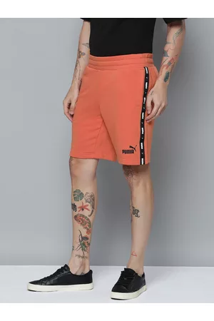 PUMA Men Solid Essentials+ Tape Mid-Rise Regular fit Sport Shorts