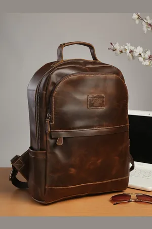 Teakwood Leathers Brown Leather Backpack