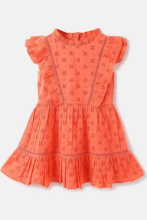 Benetton Geometric Self Design Dress