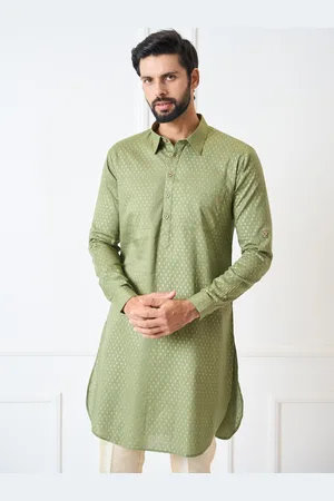 See Designs Ethnic Motif Printed Shirt Collar Pure Cotton Kurta