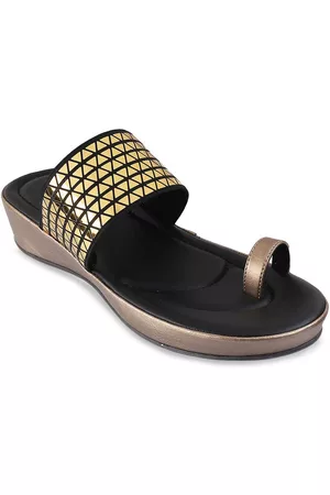 Catwalk Gold-Toned Platform Sandals