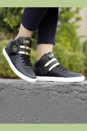 BXXY Men Leather Mid-Top Sneakers