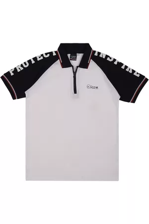 CAVIO Boys Polo Collar Cotton T-shirt