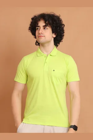berry blues Pique Half Sleeve Cotton Polo T-shirt