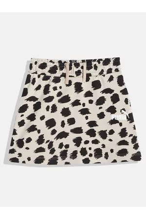 PUMA Girls Essential+ ANIMAL AOP Youth Sustainable Skirt