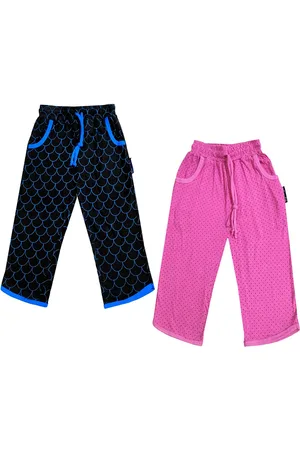 IndiWeaves Girls Pack of 2 Mid-Rise Cotton Printed Capris