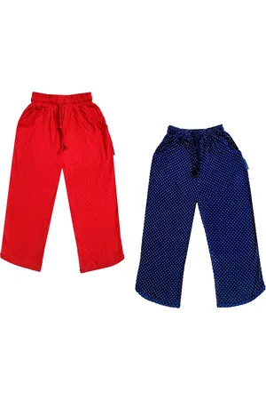 IndiWeaves Girls Pack of 2 Mid-Rise Cotton Printed Capris