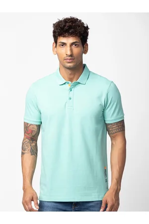 SPYKAR Men Polo Collar Slim Fit Cotton T-shirt