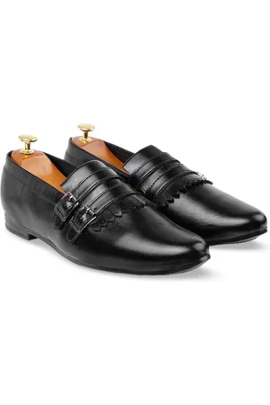 BXXY Men Double Monk Slip-On Shoes