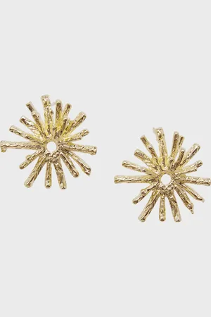 20Dresses Gold-Toned Contemporary Studs Earrings