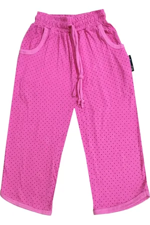 IndiWeaves Girls Mid-Rise Cotton Printed Capris