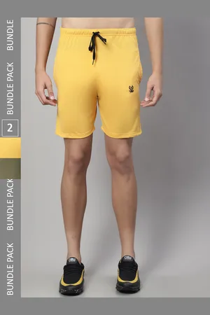 VIMAL JONNEY Men Pack Of 2 Cotton Sports Shorts