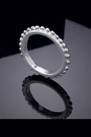 ESTELE Rhodium-Plated Finger Ring