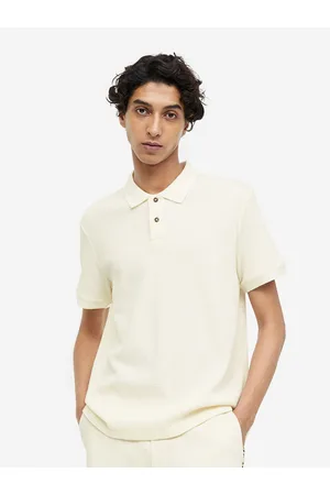 H&M Slim Fit Waffled Polo Shirt