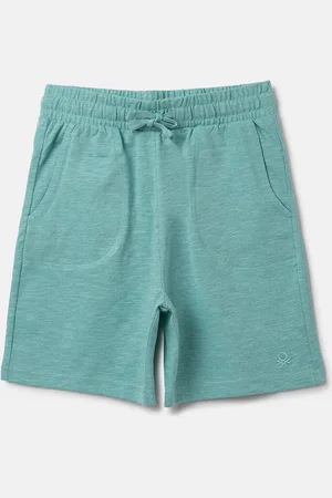 Benetton Boys Mid Rise Cotton Shorts