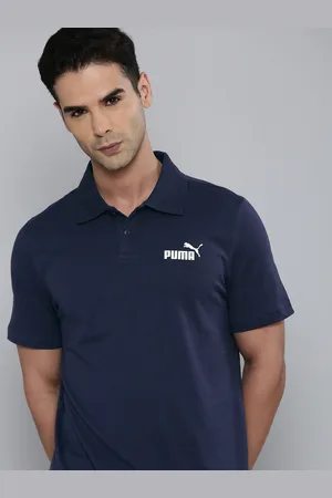 PUMA Essentials Jersey Pure Cotton Polo T-shirt