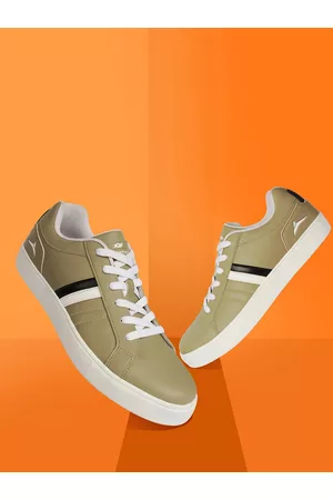 JQR Men STYLE-003 SWING Striped Lightweight Memory Foam Contrast Sole Sneakers