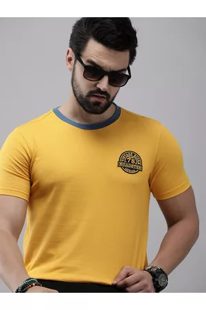 Roadster Men Applique Detail T-shirt