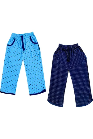 IndiWeaves Girls Pack of 2 Printed Mid-Rise Cotton Capris