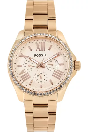 Fossil Women Watches - Women Rose Gold-Toned Dial Watch AM4483